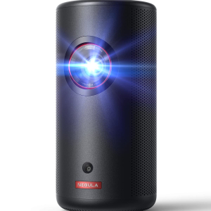 NEBULA Capsule 3 Laser Projector, Upgraded with Google TV and Official Netflix, Mini Smart TV Projector with Wi-Fi, Outdoor Portable Projectors, Dolby Digital, 120-Inch Screen,...