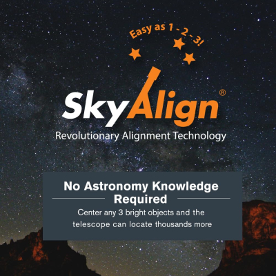 Celestron 11036 NexStar 5SE Computerised Schmidt-Cassegrain Telescope with Automated GoTo Mount, SkyAlign Technology and Steel Tripod, Black/Orange