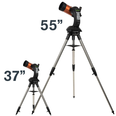 Celestron 11036 NexStar 5SE Computerised Schmidt-Cassegrain Telescope with Automated GoTo Mount, SkyAlign Technology and Steel Tripod, Black/Orange