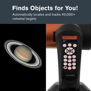 Celestron 11068 NexStar 6SE Computerised Schmidt-Cassegrain Telescope with Fully Automated Mount, SkyAlign Technology and XLT Coating, Black/Orange