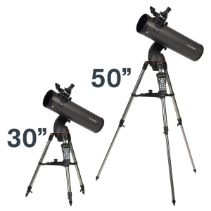 Celestron 31145 NexStar 130SLT Portable Computerised Newtonian Reflector Telescope with Quick-release Fork-arm Mount, Accessory Tray and 'Starry Night' Special Edition Software,...