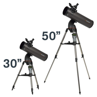 Celestron 31145 NexStar 130SLT Portable Computerised Newtonian Reflector Telescope with Quick-release Fork-arm Mount, Accessory Tray and 'Starry Night' Special Edition Software,...