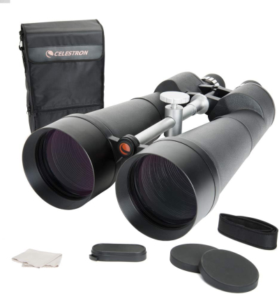 Celestron 71017 SkyMaster 25x100mm Porro Prism Binoculars with Multi-Coated Lens, BaK-4 Prism Glass and Carry Case, Black