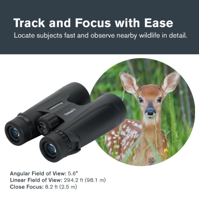 Celestron 71348 Outland X 10x50 Roof Prism Binoculars, Black