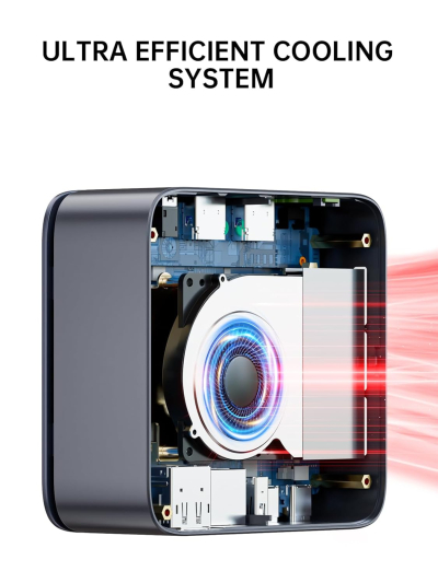 GMKtec G10 Mini PC Ryzen 5 3500U (Beats N150), 16GB RAM 512GB SSD 2.5GbE NIC LAN Office Home Desktop Computers, Triple 4K Display, WiFi, BT, USB-C, DP