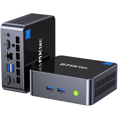 GMKtec Mini PC, M2 Pro Intel Core i7-1195G7 (Turbo 5.0 GHz) 1TB PCIE SSD 32GB DDR4 3200MHz,Desktop Micro Computers WiFi 6/USB3.2/BT 5.2/DP/HDMI/RJ45 2.5G,Mini Computer
