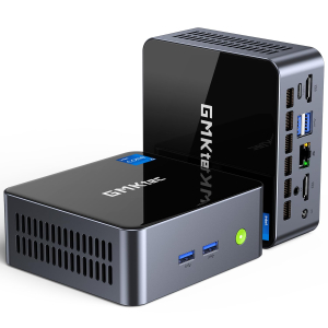 GMKtec Mini PC, M2 Pro Intel Core i7-1195G7 (Turbo 5.0 GHz) 1TB PCIE SSD 32GB DDR4 3200MHz,Desktop Micro Computers WiFi 6/USB3.2/BT 5.2/DP/HDMI/RJ45 2.5G,Mini Computer