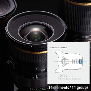 HD PENTAX-DA★11-18mmF2.8ED DC AW Ultra-wide-angle zoom lens 17-27.5mm (Equivalent to 35mm format) All Weather resistant Extra-sharp High-contrast images Free of flare and ghost...
