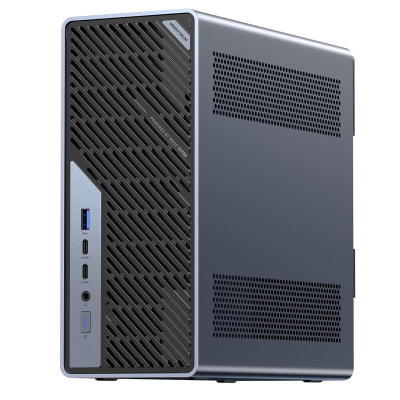 MINISFORUM MS-02 Ultra Workstation Mini PC, Intel Core Ultra 9 285HX (24C/24T, up to 5.5GHz), PCIe 5.0 x16, 4× DDR5 Slots, 4× M.2 Slots, USB4 v2 80Gbps, Dual 25GbE+10GbE+2.5GbE,... MINISFORUM MS-02 Ultra Workstation Mini PC, Intel Core Ultra 9 285HX (24C/24T, up to 5.5GHz), PCIe 5.0 x16, 4× DDR5 Slots, 4× M.2 Slots, USB4 v2 80Gbps, Dual 25GbE+10GbE+2.5GbE,...