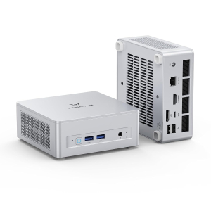 MINISFORUM UM870 Slim Mini PC,AMD Ryzen 7 8745H Processor Mini Computer(8C/16T, Up to 5.0GHz), 32GB DDR5 RAM & 1TB PCIe 4.0 SSD, Support 8K@60Hz HDMI 2.1/USB4 Output,...