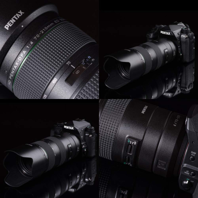 PENTAX HD -D FA 70-210mm F4ED SDM WR : Telephoto zoom lens for DSLR cameras, powerful with constant f/4 aperture, weather-resistant construction, min. Focusing distance of 0.95...