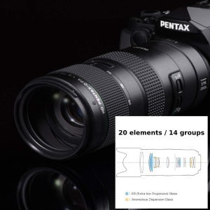 PENTAX HD -D FA 70-210mm F4ED SDM WR : Telephoto zoom lens for DSLR cameras, powerful with constant f/4 aperture, weather-resistant construction, min. Focusing distance of 0.95...