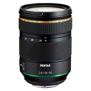 Pentax HD PENTAX-DA 16-50mm F2.8ED PLM AW large-aperture standard zoom lens for use with K-mount APS-C format digital SLR camera