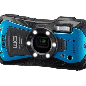 PENTAX WG-90 Blue - Standard-class, waterproof digital compact camera, designed for casual underwater photography to a depth of 14 meters
