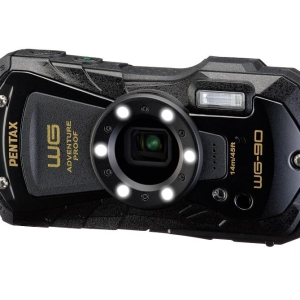 PENTAX WG-90 Blue - Standard-class, waterproof digital compact camera, designed for casual underwater photography to a depth of 14 meters