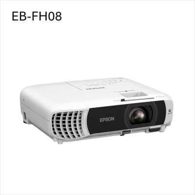 Epson EB-FH08 Projector Full HD 1080p, 3600 Lumens, 332 Inch Display, Up to 18 years Lamp Life, Home Cinema Projector White