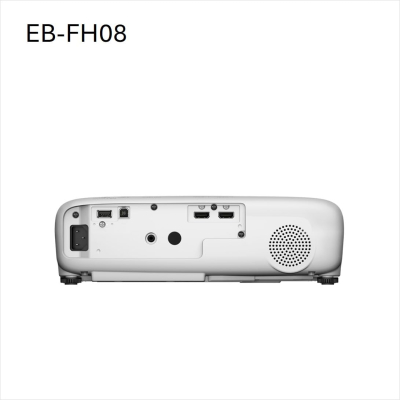 Epson EB-FH08 Projector Full HD 1080p, 3600 Lumens, 332 Inch Display, Up to 18 years Lamp Life, Home Cinema Projector White