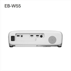 Epson EB-W55 1200x800 WXGA Projector, 4000 ANSI Lumens, 3LCD, 320-inch Display, Built-in 2W Speaker