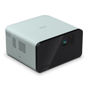 Epson EF-21G Mini Smart 3LCD Projector, Full HD, 1000 Lumens, 150 Inch Display with HDR, Google TV, Dolby Atmos Sound, Gaming & Home Cinema Laser Projector - Smoke Ice Green