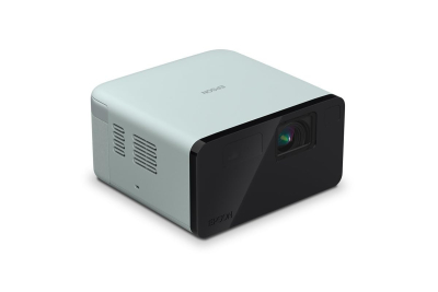 Epson EF-21G Mini Smart 3LCD Projector, Full HD, 1000 Lumens, 150 Inch Display with HDR, Google TV, Dolby Atmos Sound, Gaming & Home Cinema Laser Projector - Smoke Ice Green