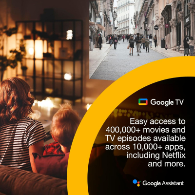 Epson Lifestudio Flex Plus EF-72 Oak, Portable Smart Projector, Sound by Bose, Google TV, 4K Pro UHD, Ambient Lighting, Adjustable Stand, Indoor/Outdoor Use, 5-year warranty*