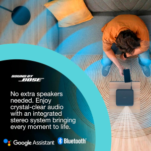 Epson Lifestudio Pop Plus EF-62N Metallic Navy, Portable Smart Projector, Sound by Bose, Google TV, 4K Pro UHD, Indoor/Outdoor Use, 5-year warranty*