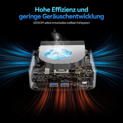 GEEKOM Mini PC GT12 Pro i9 12900HK(14C/20T, up to 5GHz), 32GB DDR4 1TB SSD Mini Desktop Computer with Win-11 Pro, Support for 2 HDMI, 2 USB4, WiFi 6E, Bluetooth 5.2