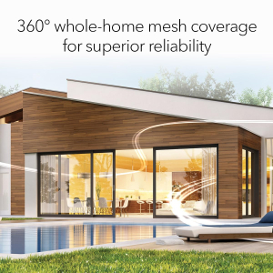 NETGEAR Orbi 770 Series Tri-Band WiFi 7 Mesh Network System (RBE773) - Router + 2 Satellite Extenders, Security Features, Up to 11Gbps, Covers up to 6,750 sq.ft, 100 Devices,...