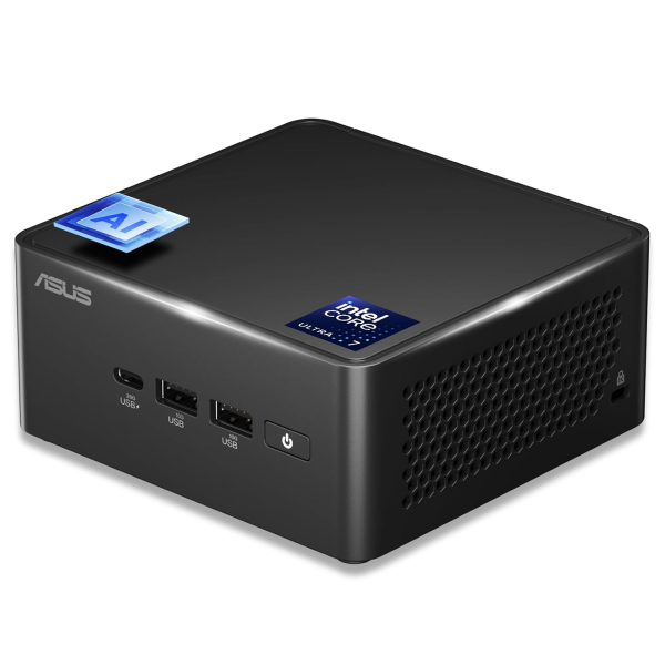 NUC 14 Pro AI Mini PC, Ultra 7 155H (16C/22T, Up to 4.8GHz) Mini Computer, 32GB DDR5 Ram & 1TB PCIe 4.0 SSD Desktop Computer Intel Arc Gpu/AI GC/AI Boost/AI Ready/BT5.3/WiFi...
