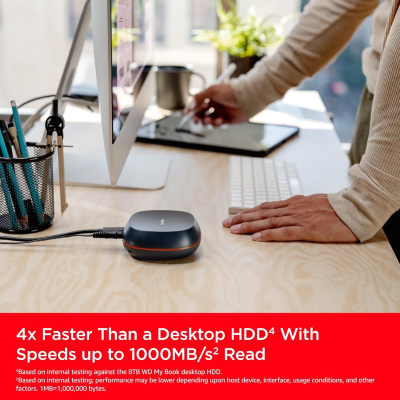 SanDisk 8TB Desk Drive, USB Type-C, Desktop External SSD, High-capacity Solid State Drive, SSD up to 1000 MB/s