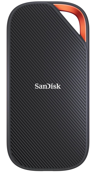 SANDISK Extreme PRO Portable SSD 2TB (up to 2000 MB/s read speeds, Powerful NVMe Solid State Performance, IP65 rated for dust and water resistance, 256-bit AES hardware...