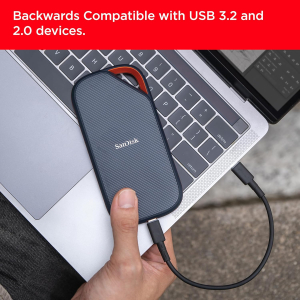 SanDisk Extreme PRO Portable SSD with USB4 4TB, (Up to 3800 MB/s read speed, up to 3700MB/s write speed, Powerful NVMe Solid State Performance, 40Gbps) Black
