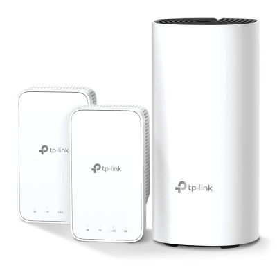 TP-Link Deco XE75(2-pack) AXE5400Mbps Wi-Fi 6E WiFi Mesh System, 8K Streaming, True Tri-Band Speed, AI-Driven WiFi Booster Router, Covers 500m2, Connect 200 Devices, Alexa, Easy...