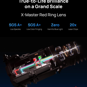 XGIMI HORIZON 20 4K RGB Triple Laser Home Projector, 3200 ISO Lumens, Google TV with Licensed Netflix, Optical Zoom & Lens Shift, IMAX Enhanced, Dolby Vision, 300" Display,...