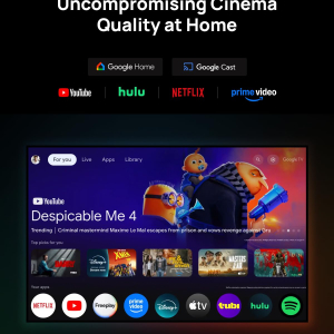XGIMI HORIZON 20 4K RGB Triple Laser Home Projector, 3200 ISO Lumens, Google TV with Licensed Netflix, Optical Zoom & Lens Shift, IMAX Enhanced, Dolby Vision, 300" Display,...