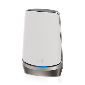 NETGEAR Orbi 970 Series Quad-band WiFi 7 Mesh Add-on Satellite (RBE970B) - Works With Orbi RBE972SB And RBE973SB, Adds Coverage Up To 3,300 sq. ft., BE27000 802.11be (Up To 27Gbps)
