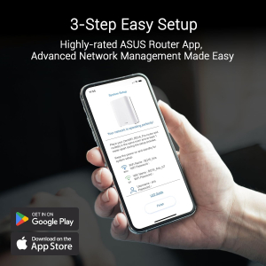 ASUS ZenWiFi BQ16 Pro Quad-Band WiFi 7 Mesh Router (2 Pack), up to 8000 sqft, 2X 10G Ports Each, Smart Home Master with Multi-SSID, VPN & Parental Controls, Subscription-Free...