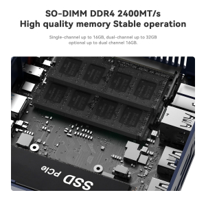 Beelink SER3 Mini PC, AMD Ryzen 3 3200U(up to 3.5GHz) Desktop PC, 16GB DDR4 500GB NVMe SSD Win11 Pro, Radeon Vega 3 Graphics, 4K Dual HDMI, USB3.2, WiFi5, BT5.0, 1000M LAN Mini...