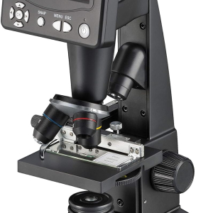 Bresser LCD Microscope 50x-500x (2000x digital), 5 Megapixel, 8.9cm (3.5 inch) LCD display