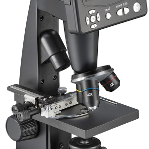Bresser LCD Microscope 50x-500x (2000x digital), 5 Megapixel, 8.9cm (3.5 inch) LCD display
