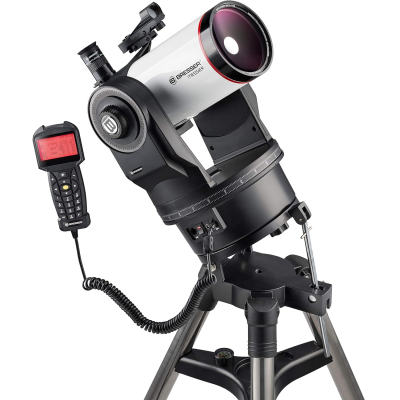 Bresser Messier MCX-102 Telescope with 1470 mm focal length and GoTo EQ/AZ telescope with either equatorial or azimuthal mount including tripod