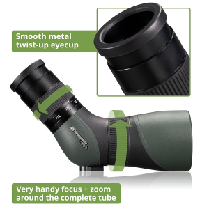 Bresser Pirsch 9-27x56 Generation II Earth Telescope, Green
