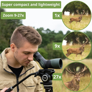 Bresser Pirsch 9-27x56 Generation II Earth Telescope, Green