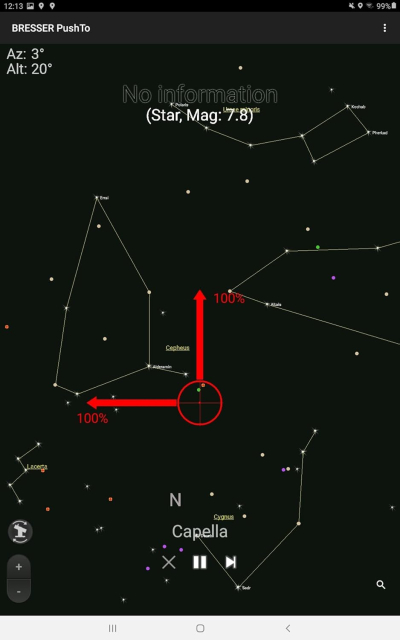 BRESSER PushTo AR-80/400 Smart Telescope with Tripod