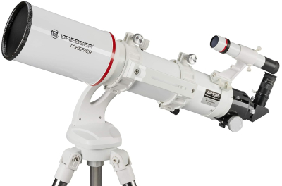Bresser Refractor Telescope Messier AR-102/600 NANO AZ with Azimuth Mount and Stainless Steel Tripod Field Tripod