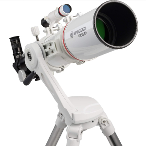 Bresser Refractor Telescope Messier AR-102/600 NANO AZ with Azimuth Mount and Stainless Steel Tripod Field Tripod