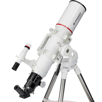 Bresser Refractor Telescope Messier AR-102/600 NANO AZ with Azimuth Mount and Stainless Steel Tripod Field Tripod
