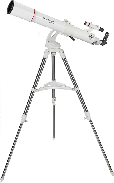 Bresser Refractor Telescope Messier AR-90/900 Nano AZ with Azimuthal Mount and Stainless Steel Tripod