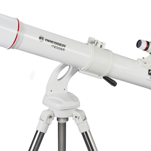 Bresser Refractor Telescope Messier AR-90/900 Nano AZ with Azimuthal Mount and Stainless Steel Tripod