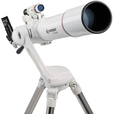 Bresser Refractor Telescope Messier AR-90/900 Nano AZ with Azimuthal Mount and Stainless Steel Tripod